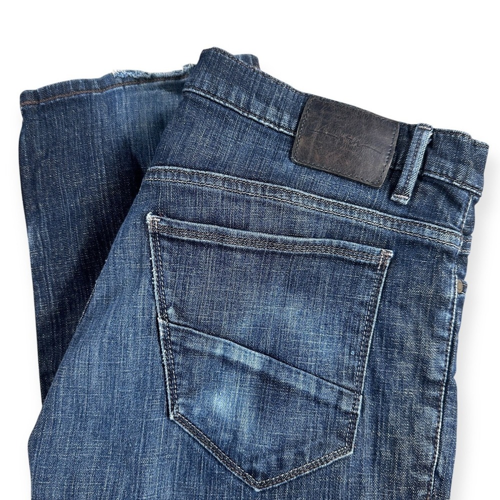 Perry Ellis Premium Denim Mens Slim Fit‎ Dark Wash Jeans 34x34 RN 37763